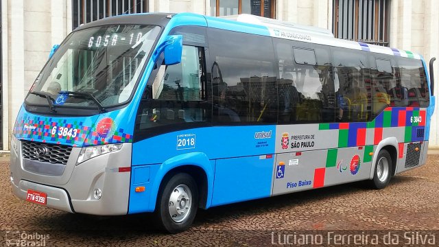 Viação Paratodos > São Jorge > Metropolitana São Paulo > Mobibrasil 6 3843 na cidade de São Paulo, São Paulo, Brasil, por Luciano Ferreira da Silva. Número da foto: #5803626.