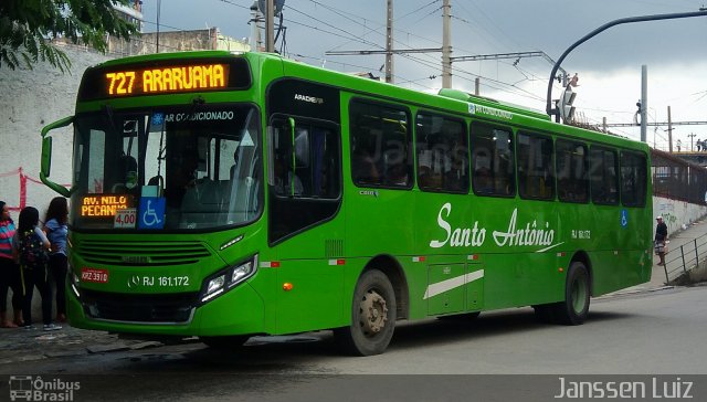 Transportes Santo Antônio RJ 161.172 na cidade de Duque de Caxias, Rio de Janeiro, Brasil, por Janssen Luiz Pereira de Arruda. Número da foto: #5803499.