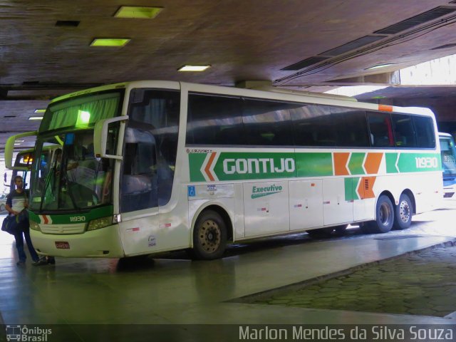 Empresa Gontijo de Transportes 11930 na cidade de Belo Horizonte, Minas Gerais, Brasil, por Marlon Mendes da Silva Souza. ID da foto: 5807925.