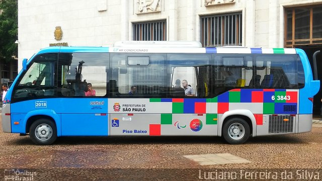Viação Paratodos > São Jorge > Metropolitana São Paulo > Mobibrasil 6 3843 na cidade de São Paulo, São Paulo, Brasil, por Luciano Ferreira da Silva. Número da foto: #5807652.