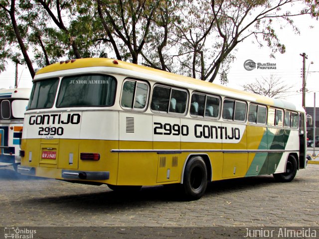 Empresa Gontijo de Transportes 2990 na cidade de Divinópolis, Minas Gerais, Brasil, por Junior Almeida. ID da foto: 5809864.