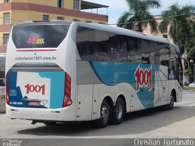 Auto Viação 1001 RJ 108.1092 na cidade de Governador Valadares, Minas Gerais, Brasil, por Christian  Fortunato. Número da foto: #5809215.