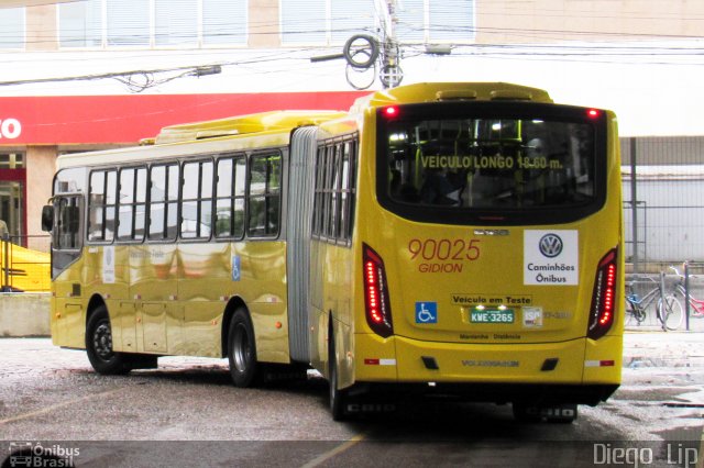 Gidion Transporte e Turismo 90025 na cidade de Joinville, Santa Catarina, Brasil, por Diego Lip. ID da foto: 5809981.