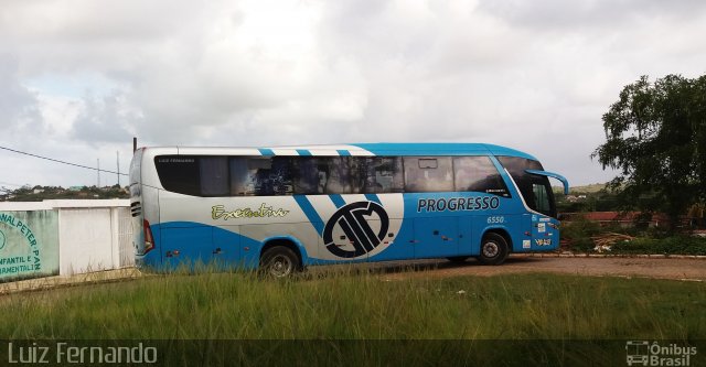 Auto Viação Progresso 6550 na cidade de Barreiros, Pernambuco, Brasil, por Luiz Fernando. ID da foto: 5808528.