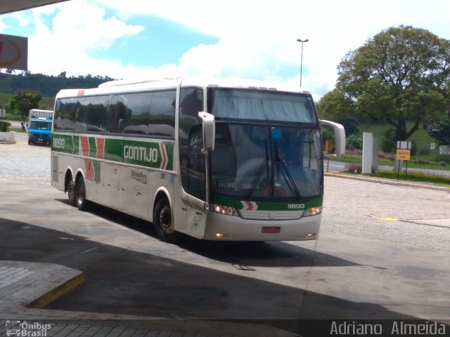 Empresa Gontijo de Transportes 11890 na cidade de João Monlevade, Minas Gerais, Brasil, por Adriano  Almeida. Número da foto: #5810199.