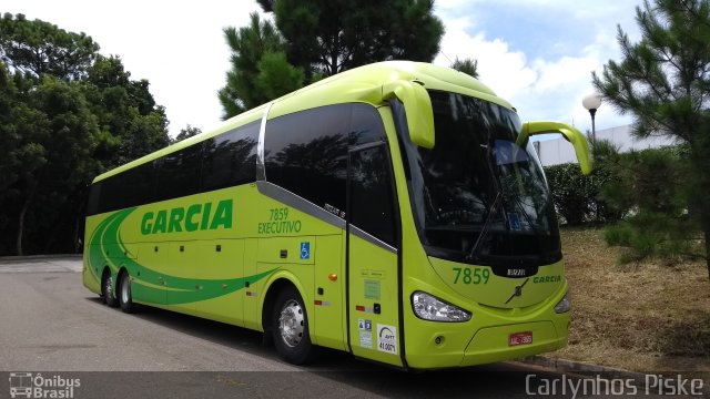 Viação Garcia 7859 na cidade de Ponta Grossa, Paraná, Brasil, por Carlynhos Piske. Número da foto: #5812033.