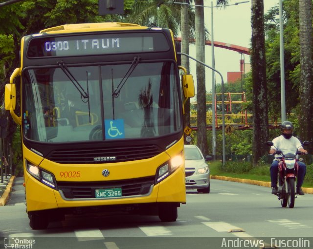 Gidion Transporte e Turismo 90025 na cidade de Joinville, Santa Catarina, Brasil, por Andrews  Fuscolin. ID da foto: 5810561.