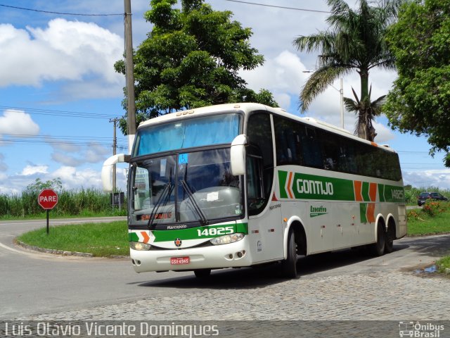 Empresa Gontijo de Transportes 14825 na cidade de Campos dos Goytacazes, Rio de Janeiro, Brasil, por Luis Otávio Vicente Domingues. ID da foto: 5810937.