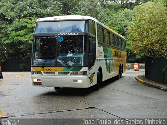 Empresa Gontijo de Transportes 15420 na cidade de São Paulo, São Paulo, Brasil, por João Paulo  dos Santos Pinheiro. ID da foto: 5810802.