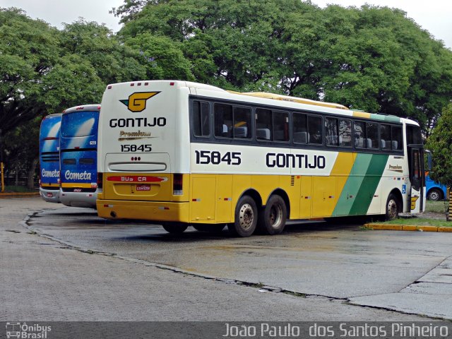 Empresa Gontijo de Transportes 15845 na cidade de São Paulo, São Paulo, Brasil, por João Paulo  dos Santos Pinheiro. ID da foto: 5810794.