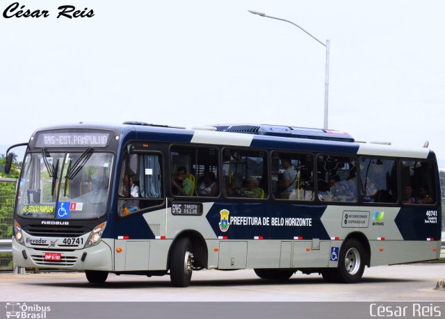 São Cristóvão Transportes 40741 na cidade de Belo Horizonte, Minas Gerais, Brasil, por César Ônibus. ID da foto: 5811460.