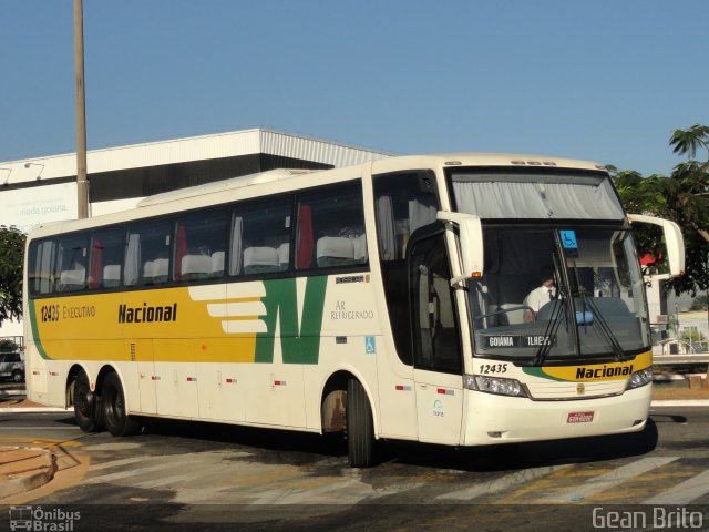 Viação Nacional 12435 na cidade de Goiânia, Goiás, Brasil, por Gean Brito. ID da foto: 5810584.