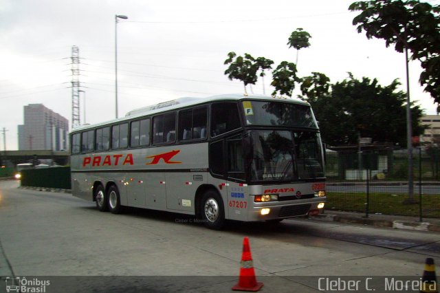 Expresso de Prata 67207 na cidade de São Paulo, São Paulo, Brasil, por Cleber C.  Moreira. ID da foto: 5813891.