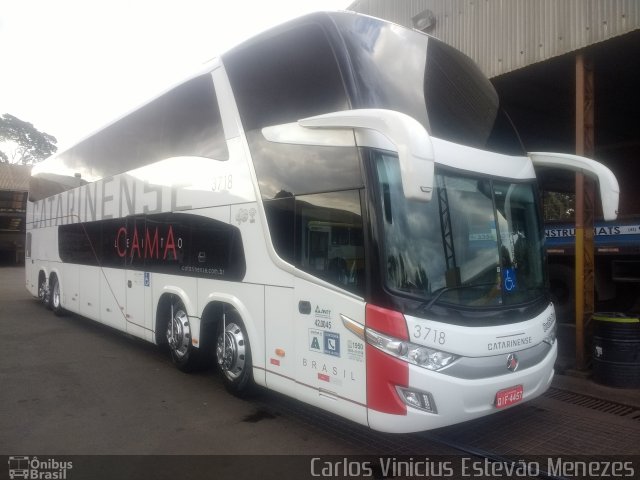 Auto Viação Catarinense 3718 na cidade de Londrina, Paraná, Brasil, por Carlos Vinicius Estevão Menezes. Número da foto: #5816197.