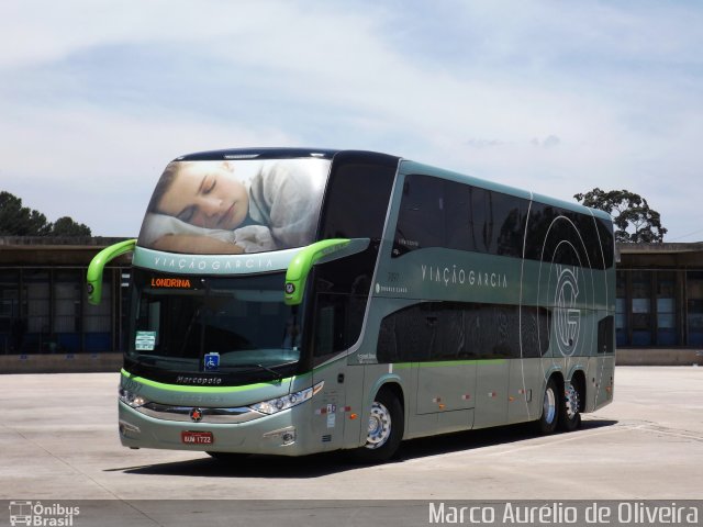 Viação Garcia 7097 na cidade de Curitiba, Paraná, Brasil, por Marco Aurélio de Oliveira. Número da foto: #5814997.