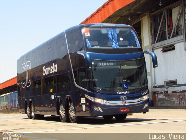 Viação Cometa 14301 na cidade de São José do Rio Preto, São Paulo, Brasil, por Lucas Vieira. Número da foto: #5815712.