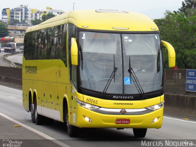 Viação Itapemirim 60065 na cidade de Resende, Rio de Janeiro, Brasil, por Marcus Nogueira . ID da foto: 5814789.