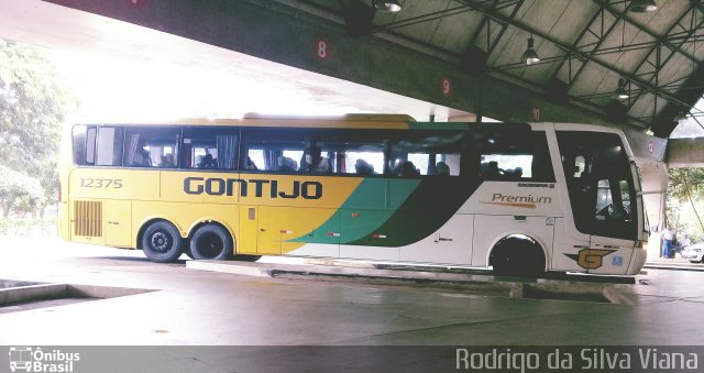 Empresa Gontijo de Transportes 12375 na cidade de Araras, São Paulo, Brasil, por Rodrigo da Silva Viana. ID da foto: 5815080.