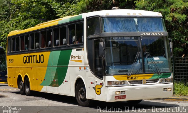 Empresa Gontijo de Transportes 15160 na cidade de São Paulo, São Paulo, Brasil, por Cristiano Soares da Silva. ID da foto: 5817554.