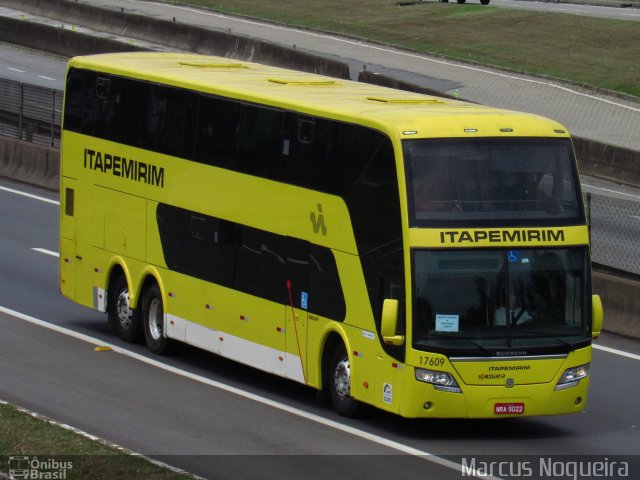 Viação Itapemirim 17609 na cidade de Resende, Rio de Janeiro, Brasil, por Marcus Nogueira . ID da foto: 5818514.