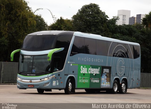 Viação Garcia 8451 na cidade de Curitiba, Paraná, Brasil, por Marco Aurélio de Oliveira. ID da foto: 5819027.