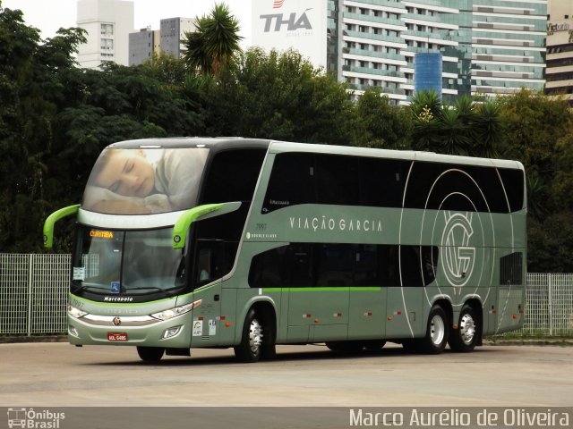 Viação Garcia 7997 na cidade de Curitiba, Paraná, Brasil, por Marco Aurélio de Oliveira. ID da foto: 5818933.