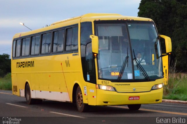 Viação Itapemirim 9707 na cidade de Porto Franco, Maranhão, Brasil, por Gean Brito. Número da foto: #5818113.