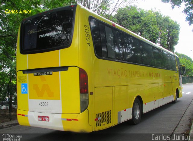 Viação Itapemirim 45803 na cidade de São Paulo, São Paulo, Brasil, por Carlos Júnior. Número da foto: #5818457.