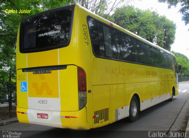 Viação Itapemirim 45803 na cidade de São Paulo, São Paulo, Brasil, por Carlos Júnior. ID da foto: 5818457.