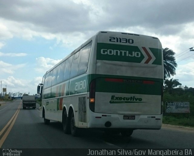 Empresa Gontijo de Transportes 21130 na cidade de Governador Mangabeira, Bahia, Brasil, por Jonathan Silva. ID da foto: 5817315.