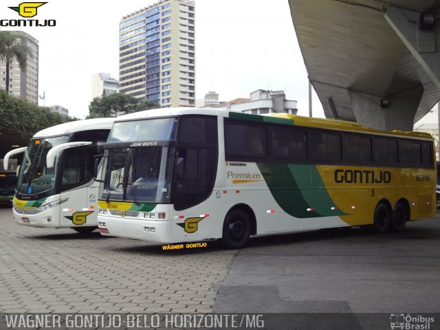 Empresa Gontijo de Transportes 15345 na cidade de Belo Horizonte, Minas Gerais, Brasil, por Wagner Gontijo Várzea da Palma-mg. Número da foto: #5817133.