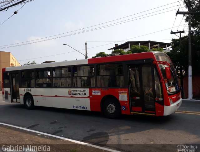 Express Transportes Urbanos Ltda 4 8764 na cidade de São Paulo, São Paulo, Brasil, por Gabriel Almeida. ID da foto: 5778045.