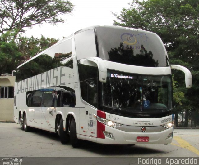Auto Viação Catarinense 3739 na cidade de São Paulo, São Paulo, Brasil, por Rodrigo  Aparecido. Número da foto: #5779401.