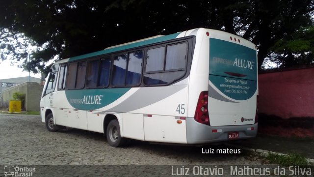 Expresso Allure 45 na cidade de Matozinhos, Minas Gerais, Brasil, por Luiz Otavio Matheus da Silva. Número da foto: #5778697.