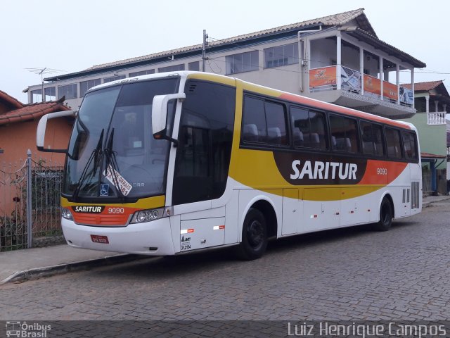 Saritur - Santa Rita Transporte Urbano e Rodoviário 9090 na cidade de Piedade dos Gerais, Minas Gerais, Brasil, por Luiz Henrique Campos. Número da foto: #5779719.
