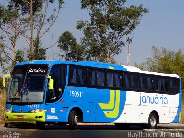 Januária Transporte e Turismo 150511 na cidade de Brasília, Distrito Federal, Brasil, por Rayllander Almeida. ID da foto: 5778026.