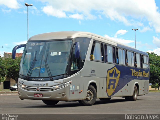 Viação Real 8412 na cidade de Paranavaí, Paraná, Brasil, por Robson Alves. ID da foto: 5779617.