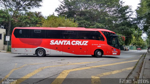 Viação Santa Cruz 211141 na cidade de São Paulo, São Paulo, Brasil, por Fábio Santos. ID da foto: 5779952.