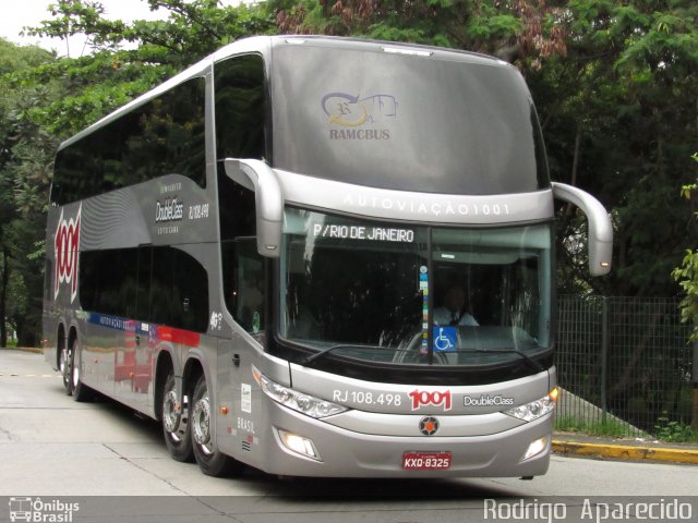 Auto Viação 1001 RJ 108.498 na cidade de São Paulo, São Paulo, Brasil, por Rodrigo  Aparecido. Número da foto: #5779378.