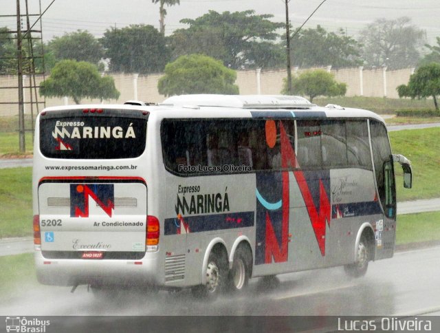 Expresso Maringá 5202 na cidade de Cambé, Paraná, Brasil, por Lucas Oliveira . Número da foto: #5778059.