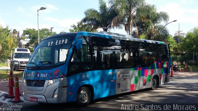 Viação Paratodos > São Jorge > Metropolitana São Paulo > Mobibrasil 6 3843 na cidade de São Paulo, São Paulo, Brasil, por Andre Santos de Moraes. Número da foto: #5821241.