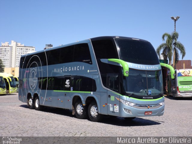 Viação Garcia 7337 na cidade de Curitiba, Paraná, Brasil, por Marco Aurélio de Oliveira. ID da foto: 5821736.