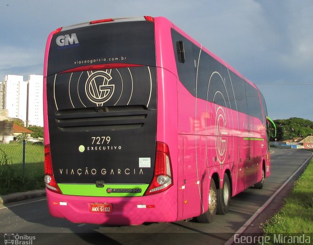 Viação Garcia 7279 na cidade de Campinas, São Paulo, Brasil, por George Miranda. Número da foto: #5820670.