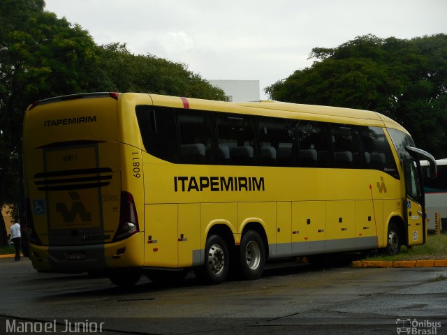 Viação Itapemirim 60811 na cidade de São Paulo, São Paulo, Brasil, por Manoel Junior. Número da foto: #5821419.