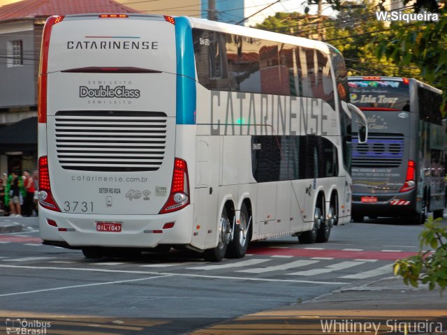 Auto Viação Catarinense 3731 na cidade de São Paulo, São Paulo, Brasil, por Whitiney Siqueira. Número da foto: #5819820.
