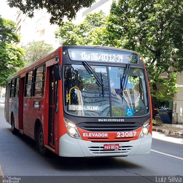 Laguna Auto Ônibus 23087 na cidade de Belo Horizonte, Minas Gerais, Brasil, por Luiz Silva. Número da foto: #5821044.