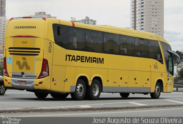 Viação Itapemirim 60569 na cidade de Guarulhos, São Paulo, Brasil, por José Augusto de Souza Oliveira. ID da foto: 5822773.