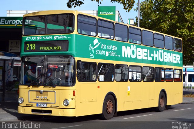 Arbeitsgemeinschaft Traditionsbus Berlin 3413 na cidade de Berlin, Land Berlin, Alemanha, por Franz Hecher. Número da foto: #5822666.
