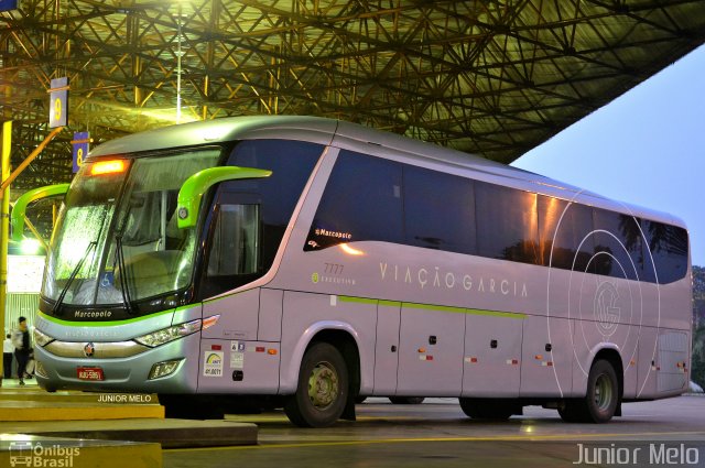 Viação Garcia 7777 na cidade de Maringá, Paraná, Brasil, por José Melo. ID da foto: 5823279.