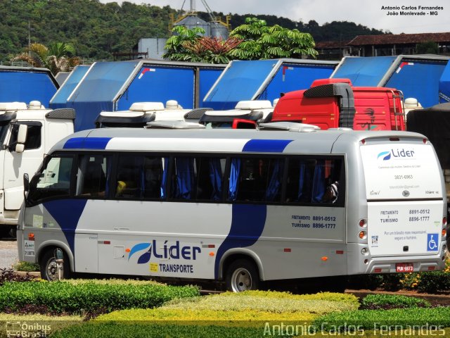 Líder Transportes 01 na cidade de João Monlevade, Minas Gerais, Brasil, por Antonio Carlos Fernandes. ID da foto: 5822487.